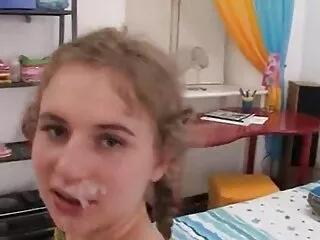 Milf Thing MILF babe Eliza gekleed gratis sm porno om te doden zuigt een lul